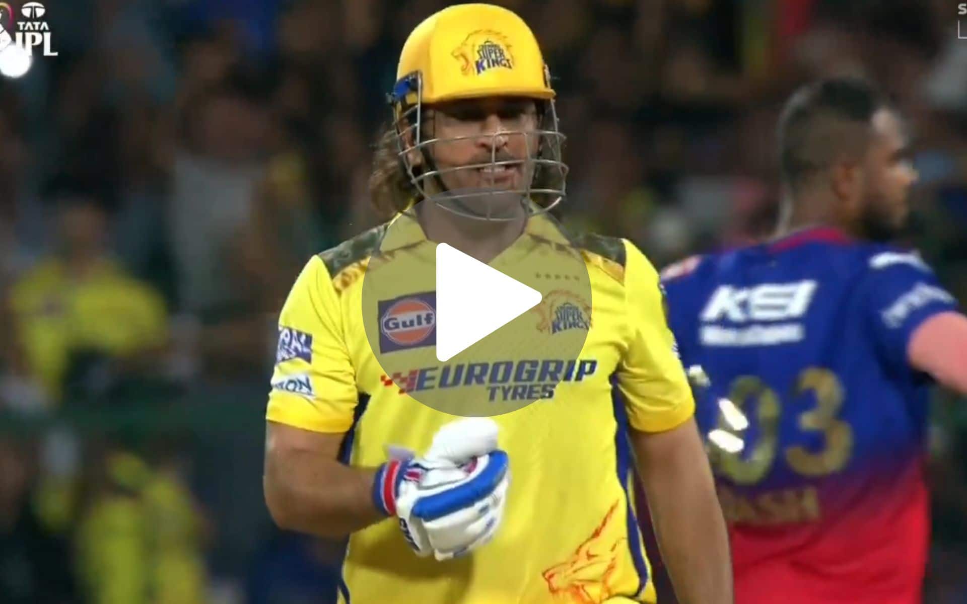 [Watch] Did MS Dhoni Abuse Yash Dayal In RCB vs CSK Thriller? Video Shows Thala In A Never-Seen Avatar